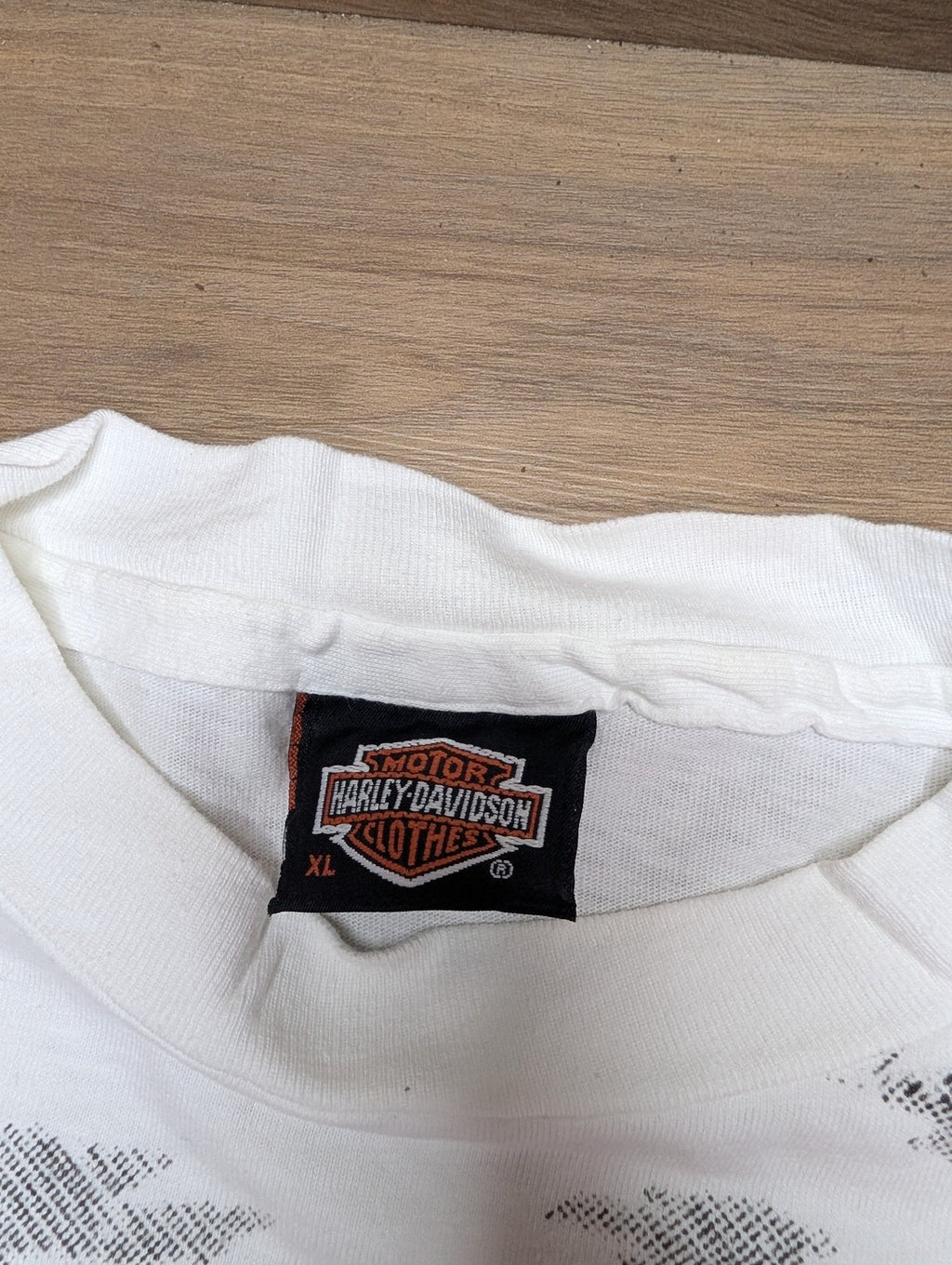 1991 Harley-Davidson AOP T-Shirt — RK Stratman — Hanes Beefy-T — XL
