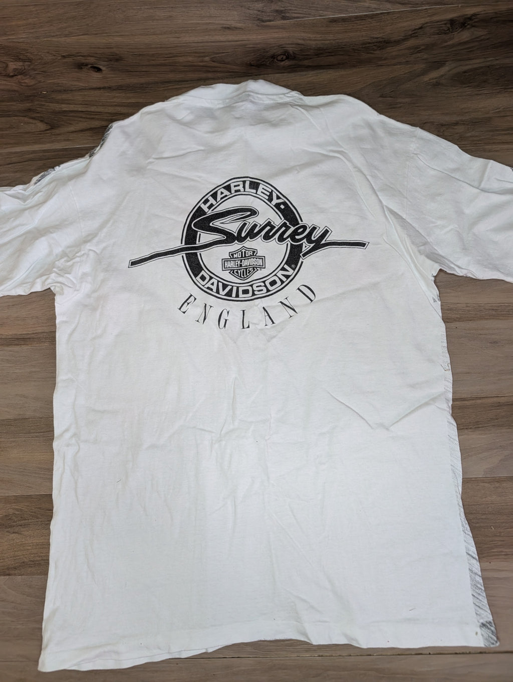 1991 Harley-Davidson AOP T-Shirt — RK Stratman — Hanes Beefy-T — XL