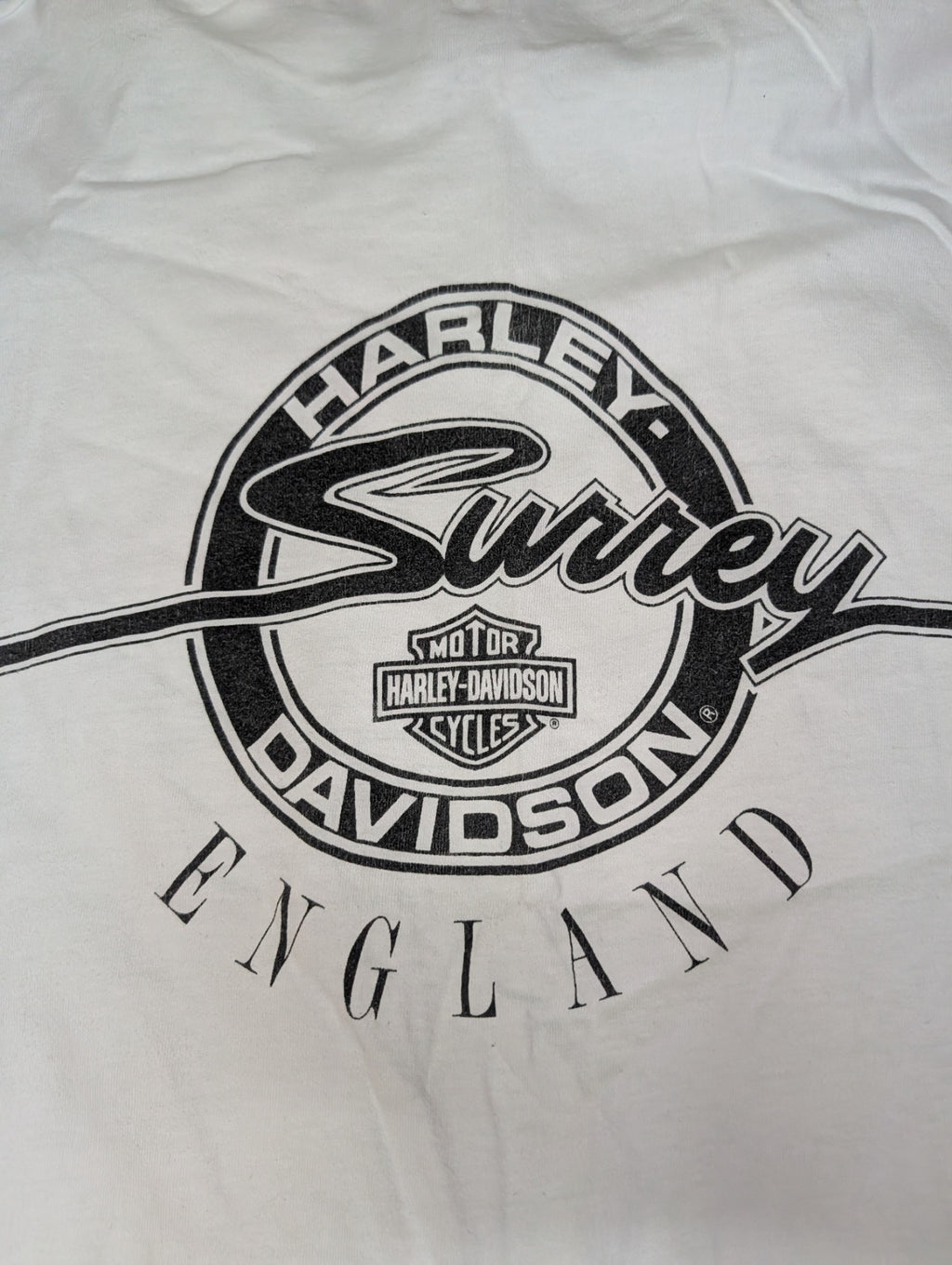 1991 Harley-Davidson AOP T-Shirt — RK Stratman — Hanes Beefy-T — XL