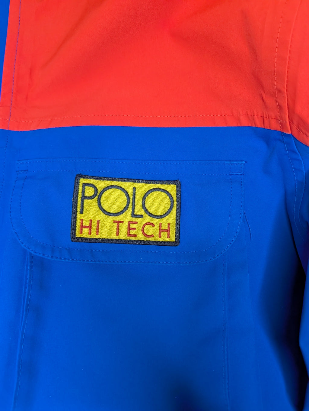 Polo Ralph Lauren Hi-Tech Ski Jacket — Cobalt Blue & Orange
