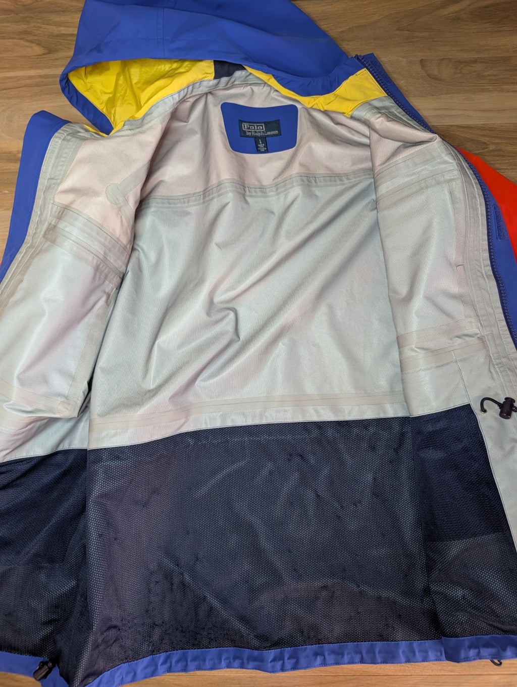 Polo Ralph Lauren Hi-Tech Ski Jacket — Cobalt Blue & Orange