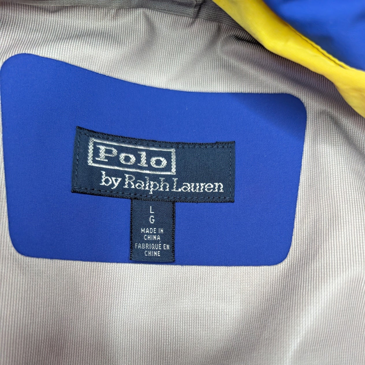 Polo Ralph Lauren Hi-Tech Ski Jacket — Cobalt Blue & Orange