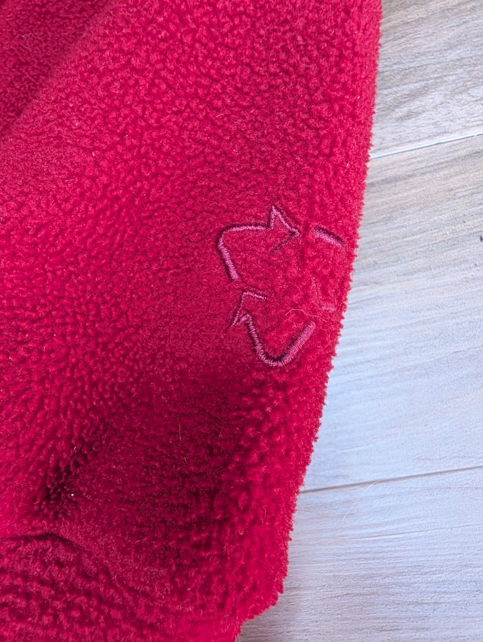 Berghaus Full-Zip Fleece Jacket — Crimson Red