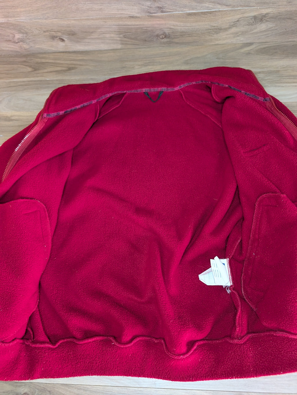 Berghaus Full-Zip Fleece Jacket — Crimson Red